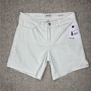 Nine West Women's White Grammercy Shorts